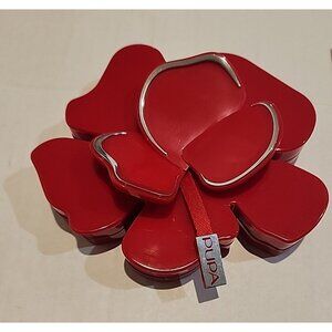 PUPA ITALY rare Vintage MakeUp Kit Flower In Red Eye shadow blush lip cream new
